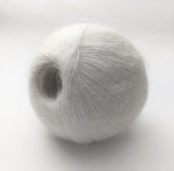 Пряжа из козьего пуха (белая)