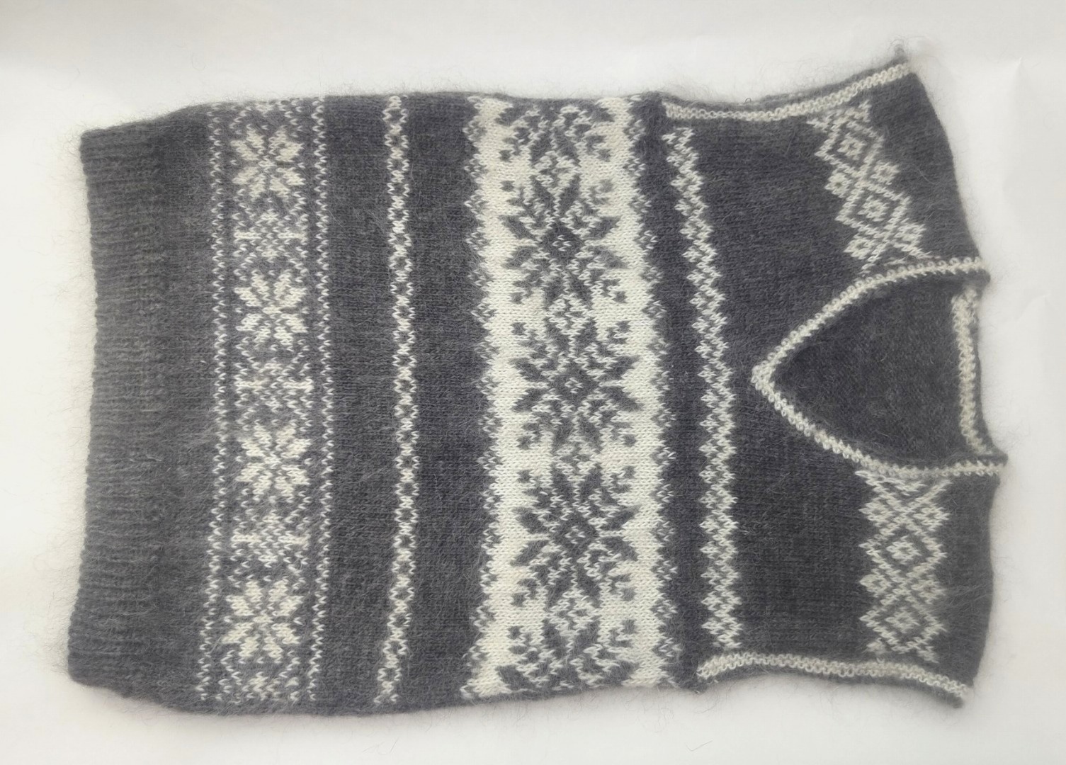 Жилет из козьего пуха